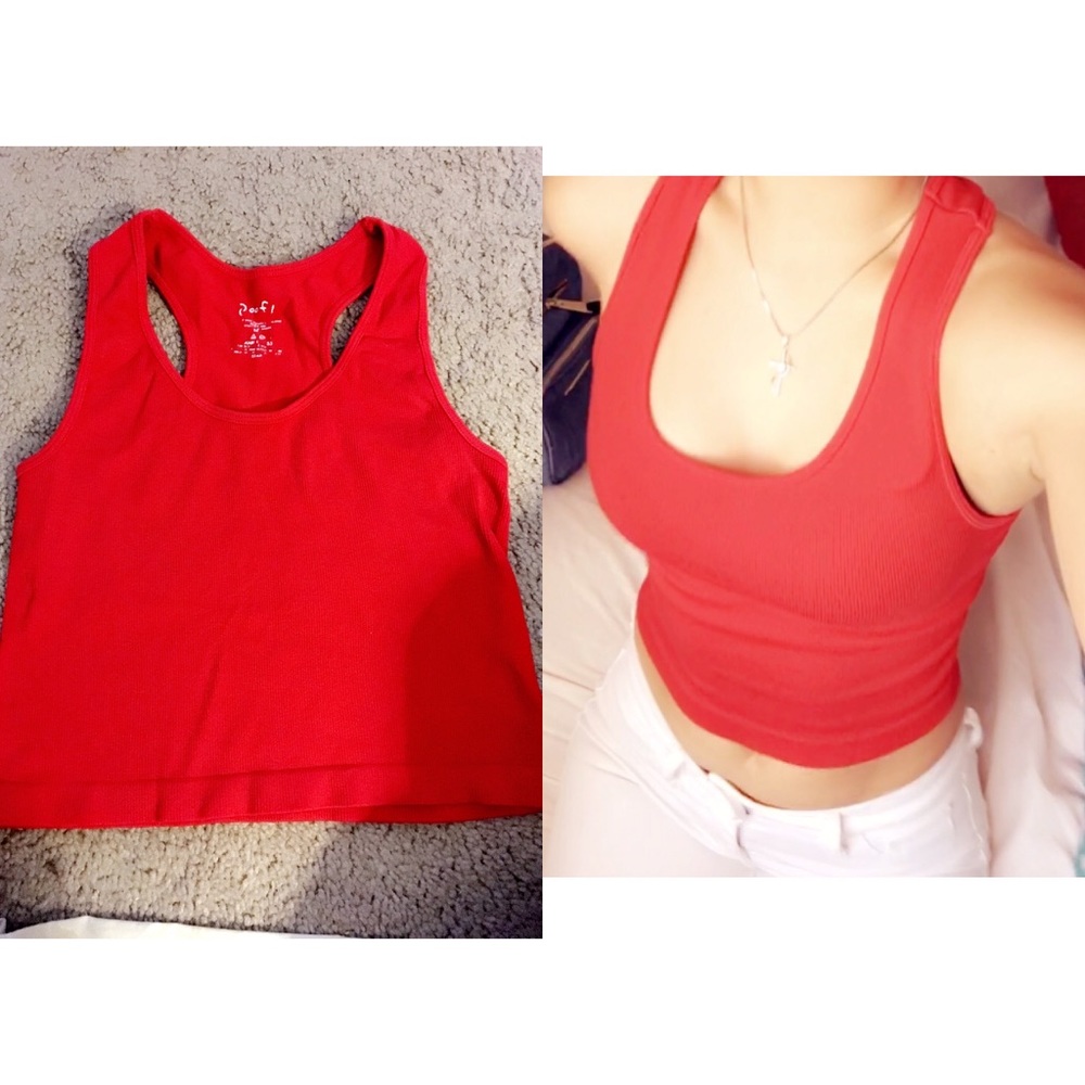 Crop top muscle shirt